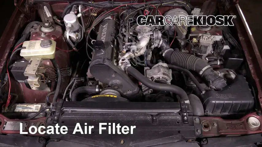 1992 Volvo 740 2.3L 4 Cyl. Wagon Air Filter (Engine)